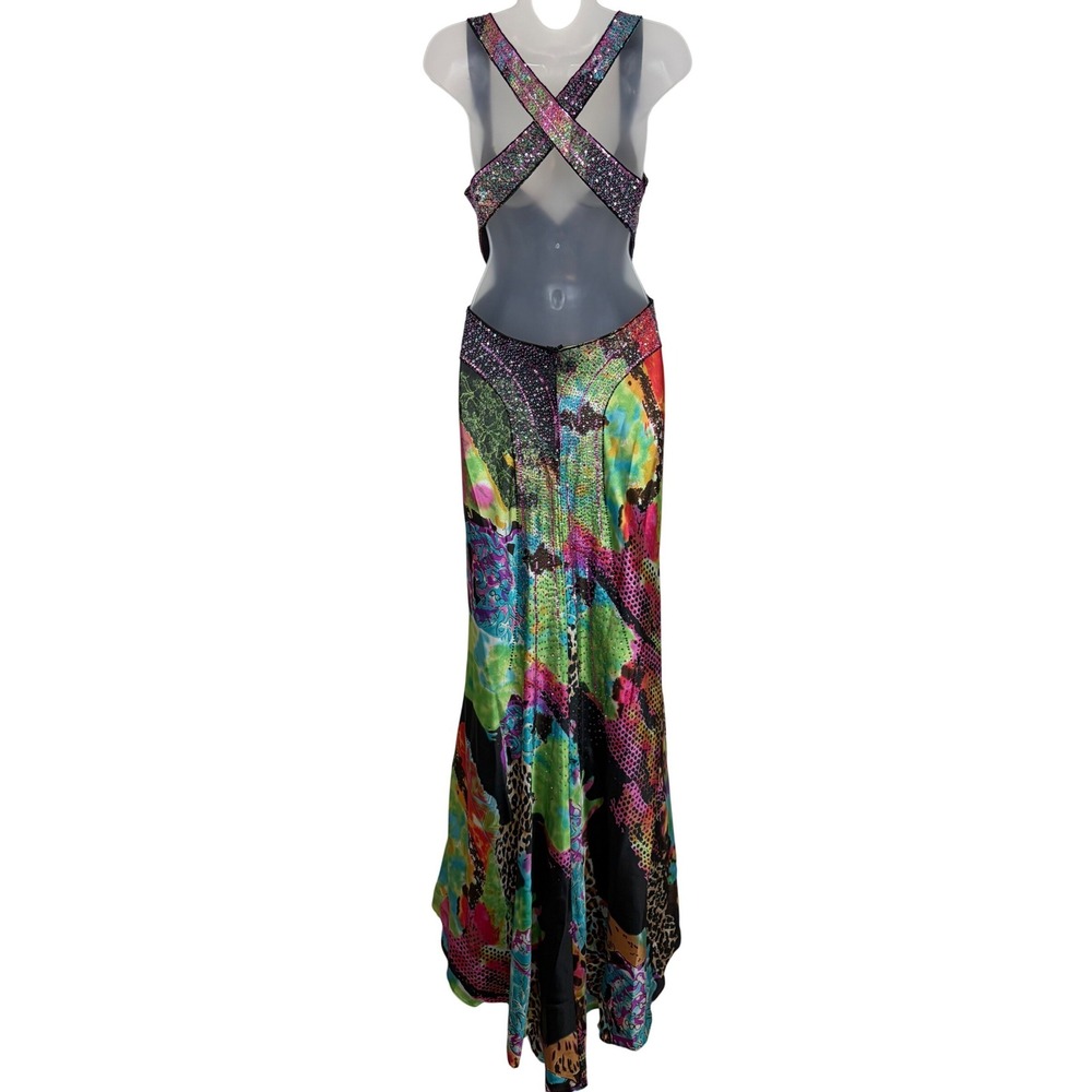 Niki Lavis Multicolor Animal Print Maxi Dress - Picture 3 of 15